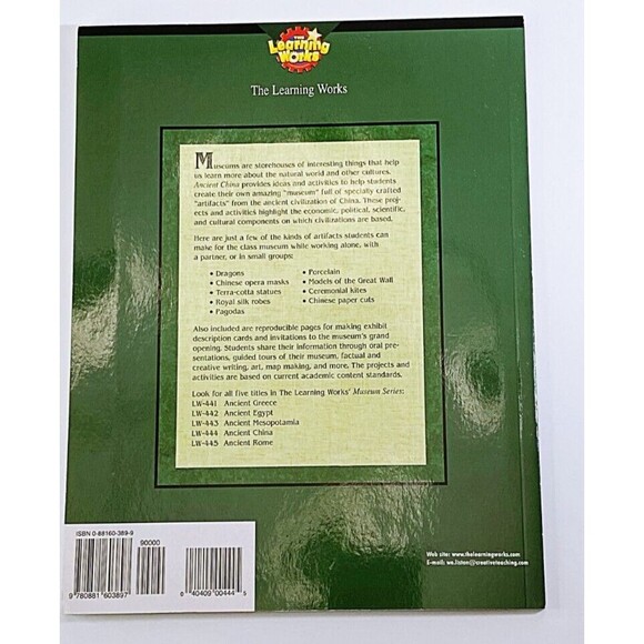 Museum Series: Ancient Rome, Egypt, Greece, China and Mesop. set of 5 Workbooks - Picture 7 of 12